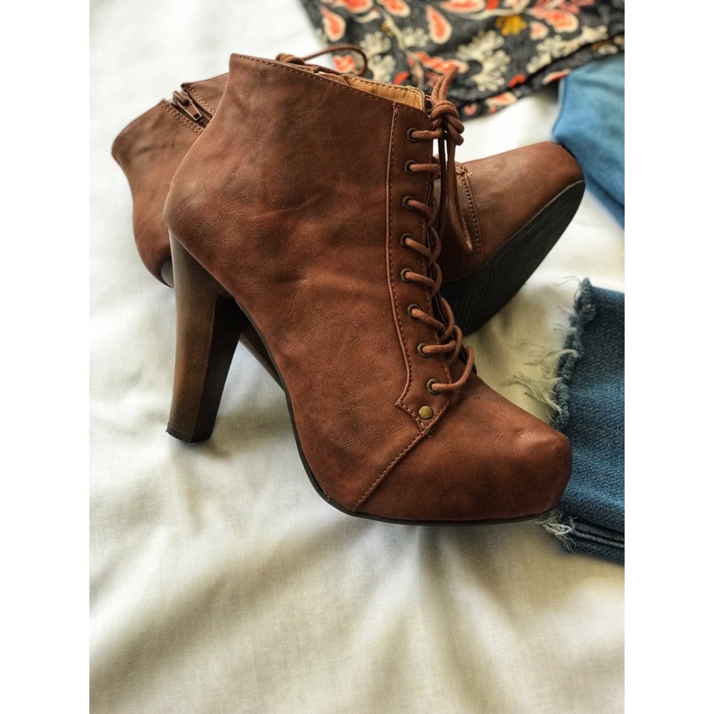 High Heeled Booties